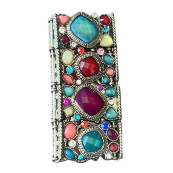 Gold & Jeweltone Bracelets Bundle - 3 Bracelets - EUC - Picture 6 of 7